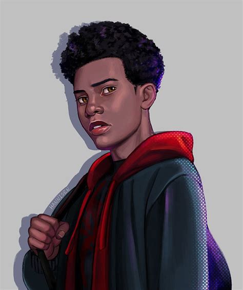 Artstation Miles Morales Daria Ustinova Miles Spiderman Miles