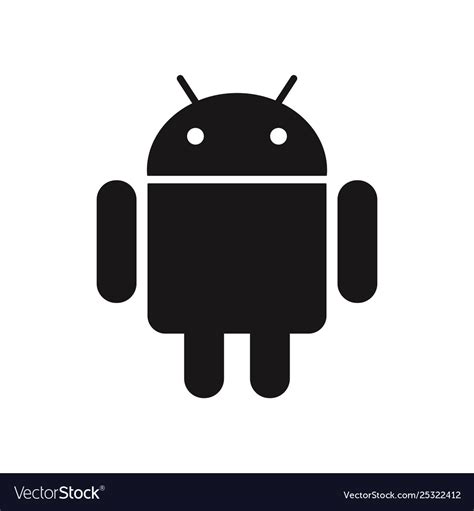 Android Logo Icon Royalty Free Vector Image Vectorstock