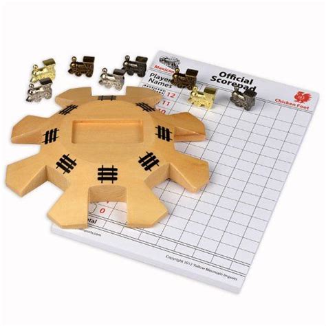 Yellow Mountain Imports Mexican Train Dominoes Accessory Set 58 Inch