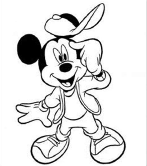 22 Gambar Hitam Putih Mickey Mouse Yang Banyak Di Cari