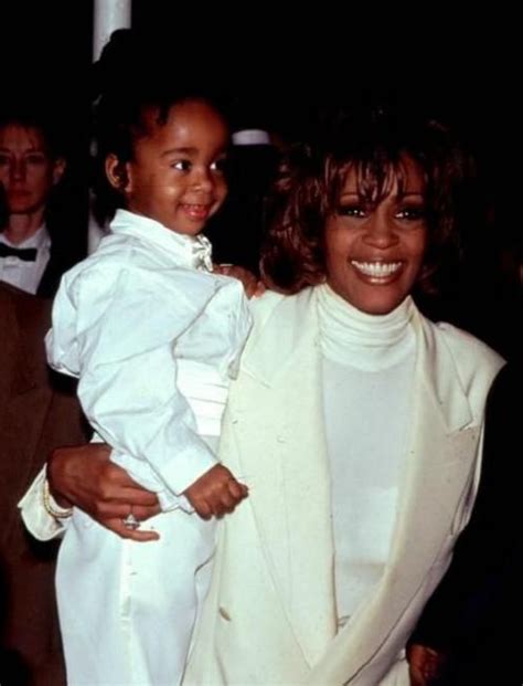 A Look Backa Young Whitney Houston And A Baby Bobbi Kristina Whitney