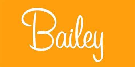 Bailey Name Logo