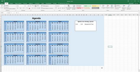Making An Agenda In Excel Rexcel