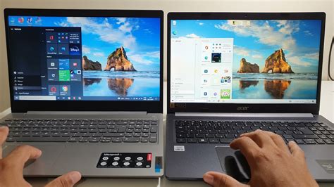 Notebook Acer Aspire 5 Vs Notebook Lenovo Ideapad 3i • Velocidade Youtube