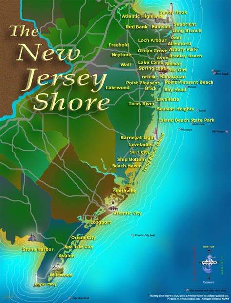 officially breaking down the south jersey shore towns jersey shore nj shore new jersey