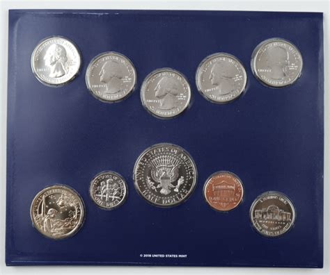 2019 United States Mint Uncirculated Philadelphia Coin Set Pristine