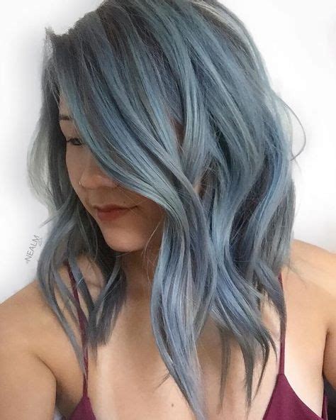 16 Picture Perfect Asian Hairstyles And Haircuts Light Blue Hair