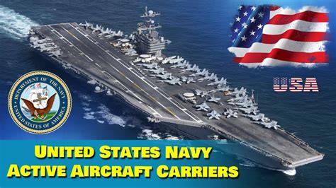 United States Navy Active Aircraft Carrier Youtube