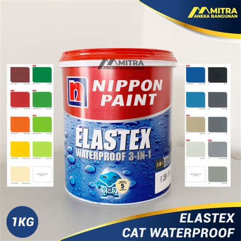 Cat Waterproof Elastex Nippon Paint Kg Cat Pelapis Anti Bocor Cat