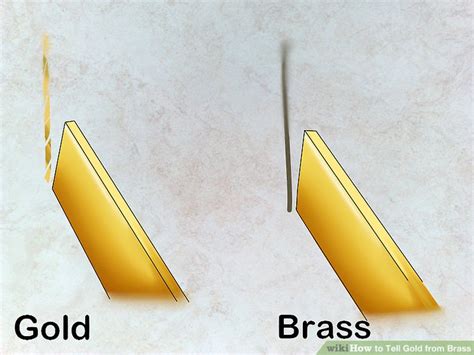 While brass and gold have similar colors, gold is. 3 Ways to Tell Gold from Brass - wikiHow