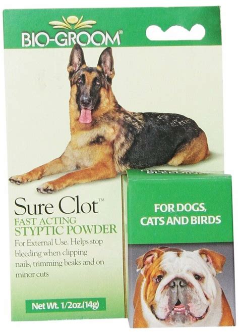 I've been in the pet business since 1993. Bio-Groom Sure Clot 14 gram Fast Acting Styptic Powder for ...