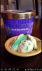 Images of Mardi Gras King Cake Ice Cream