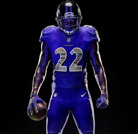 The Baltimore Ravens And Cleveland Browns Unveil Latest Color Rush Uniforms On Thursday Night