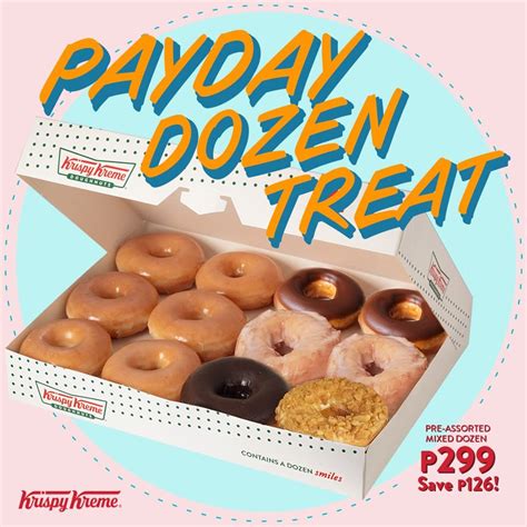 Manila Shopper Krispy Kreme Payday Dozen Treat Promo Aug 2020