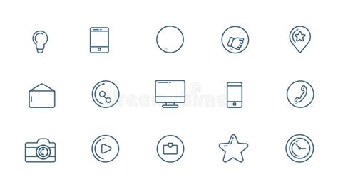 Social Media Icons Set With Alpha Channel Stock Footage Video Of
