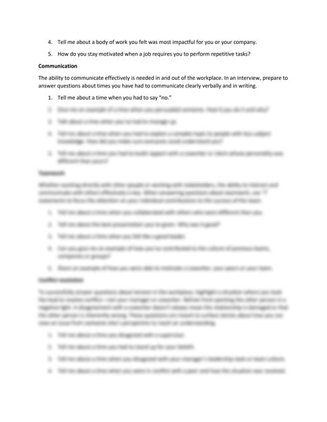 SOLUTION: Behavioral interview - Studypool