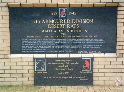 Tank Memorial To 7th Armoured Division © Keith Evans Cc By Sa20