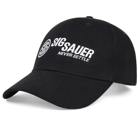 Sig Sauer Never Settle Baseball Capone Size Fits Most Ebay