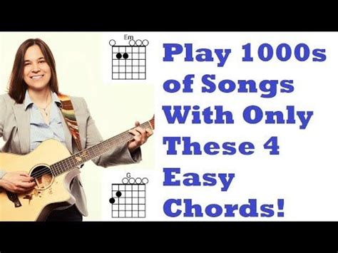 The trick to playing this song well is to have a really smooth and even strumming pattern, and fluid. FIRST Guitar Chords You NEED To Learn - Easiest Beginner Guitar Chords For Playing Songs ...