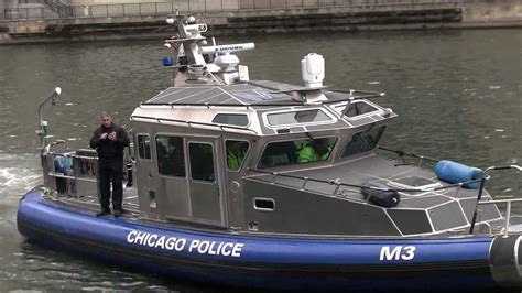 Chicago Police Marine Unit 44 Foot Archangel Class Safe Boat Youtube