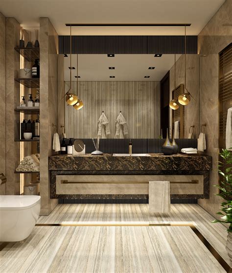 Luxurious Bathroom On Behance Bathroom Inspiration Modern