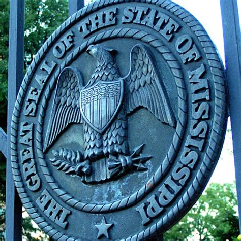 Seal Of Mississippi State Symbols Usa