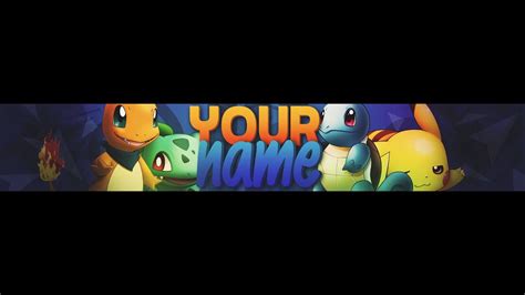 PokÉmon Banner Template Free Download Youtube
