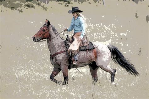Cowgirls Ride Iii Photograph By Athena Mckinzie Fine Art America