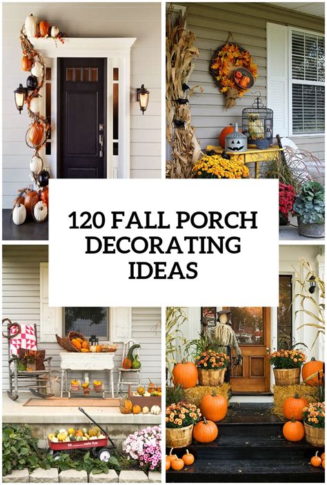 46 The Best Fall Outdoor Porch Decor Ideas Easy Fall Front Porch
