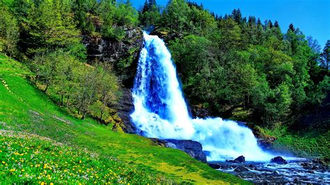 Beautiful Waterfall 4k Ultra Hd Wallpaper Background Image 3840x2160