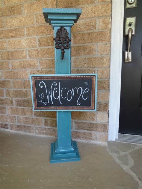 Pallet Wood Diy Welcome Sign Ideas Draw Spatula