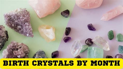 Birth Crystals By Month With Specifications