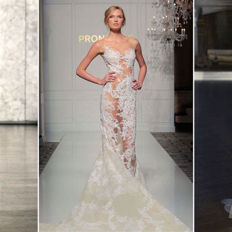 18 Naked Wedding Dress Gowns From Fall 2016 Bridal Fashion Week