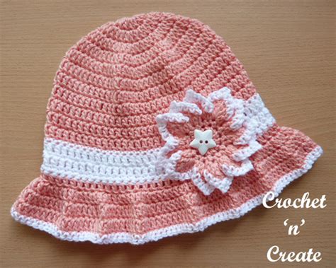 cotton floppy sun hat free crochet pattern on crochet n create