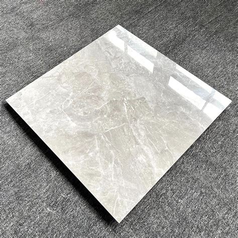 Cheap High Glossy 60x60 80x80cm Gray Grey Marble Porcelain Floor Tiles