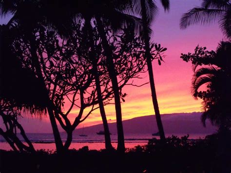 Lahaina Sunset Maui Hawaii Pictures