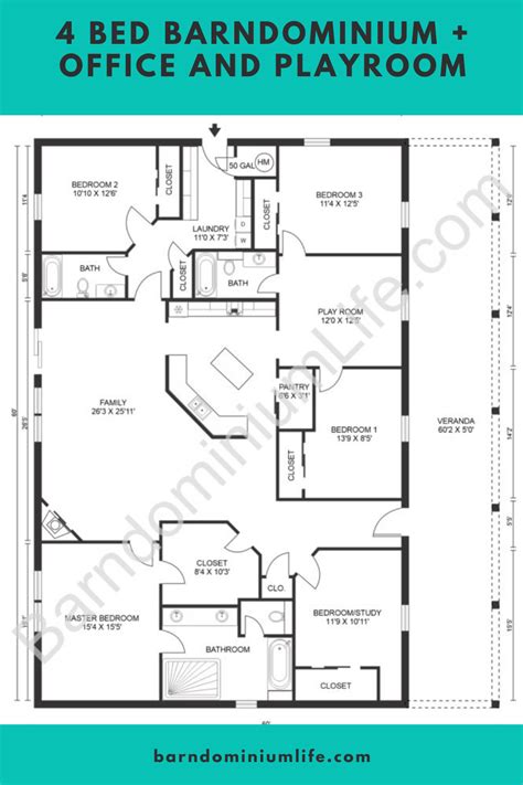 6 Bedroom Barndominium Floor Plans The 9 Best Available Artofit
