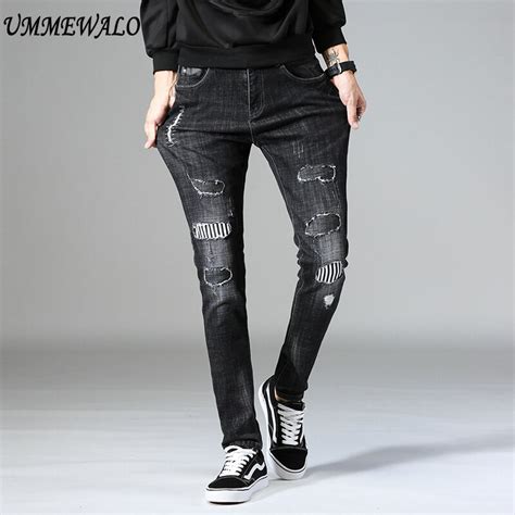 Buy Ummewalo Black Skinny Jeans Men Designer Casual