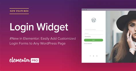 Introducing Elementors Wordpress Login Widget