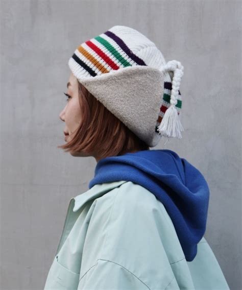 Override（オーバーライド）の Kids Earth Fund Knit Border Guide Sg（ニットキャップビーニー