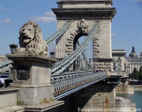 Photo Chain Bridge In Budapest In Hungary Image Budapest Budapest
