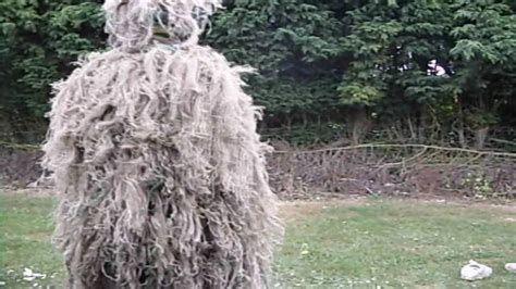Homemade Ghillie Suit Youtube
