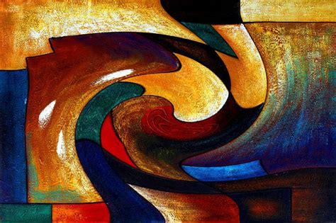 Abstract Modern Wall Deco Art Photos Oil Painting By