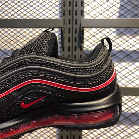 2020 Latest Nike Air Max 97 Blackuniversity Red Cheap Sale Sneakers
