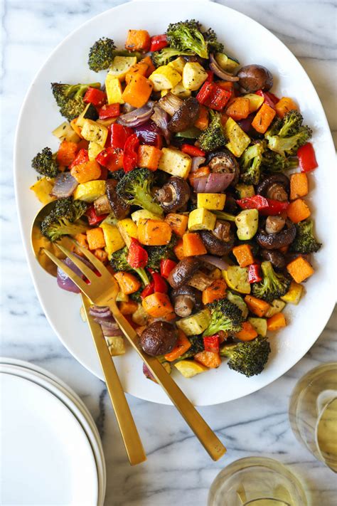 Roasted Vegetables - Damn Delicious