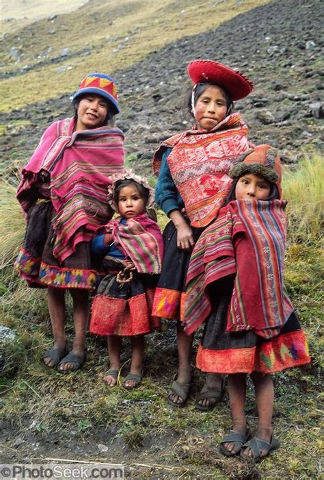 Andean From Andess Mountain Traditional Outfits Peru World Cultures