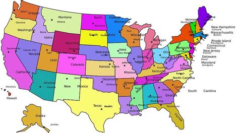 Daftar Negara Bagian Di Amerika Serikat Lengkap Dengan Ibu Kotanya