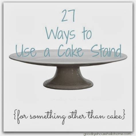 Check out good housekeeping's sweet themes for every party! 27 Ways to Use a Cake Stand, Plate, or Pedestal {for ...