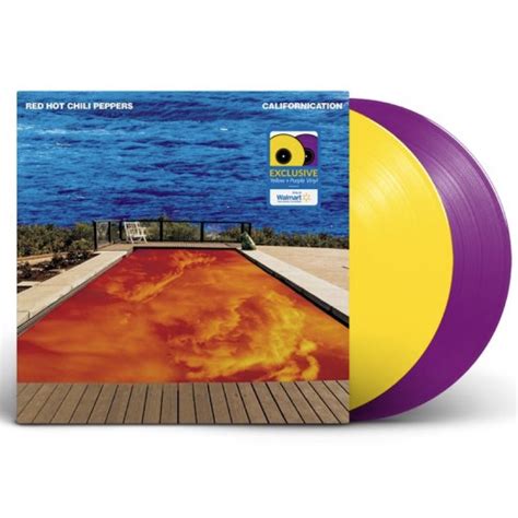 Red Hot Chili Peppers Californication Double Yellow And Purple Vinyl