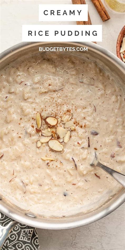 Creamy Homemade Rice Pudding Recipe Budget Bytes